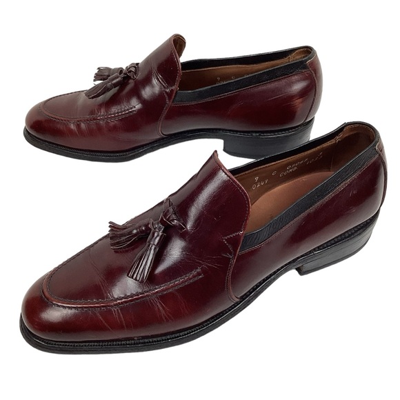Allen Edmonds Ethan Leather Tassel Loafers Dress Shoes